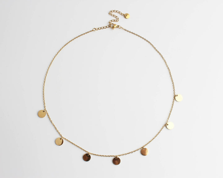 Coins - Necklace - Stainless Steel