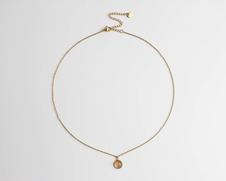 Vivien - Necklace - Natural Stone - Stainless Steel