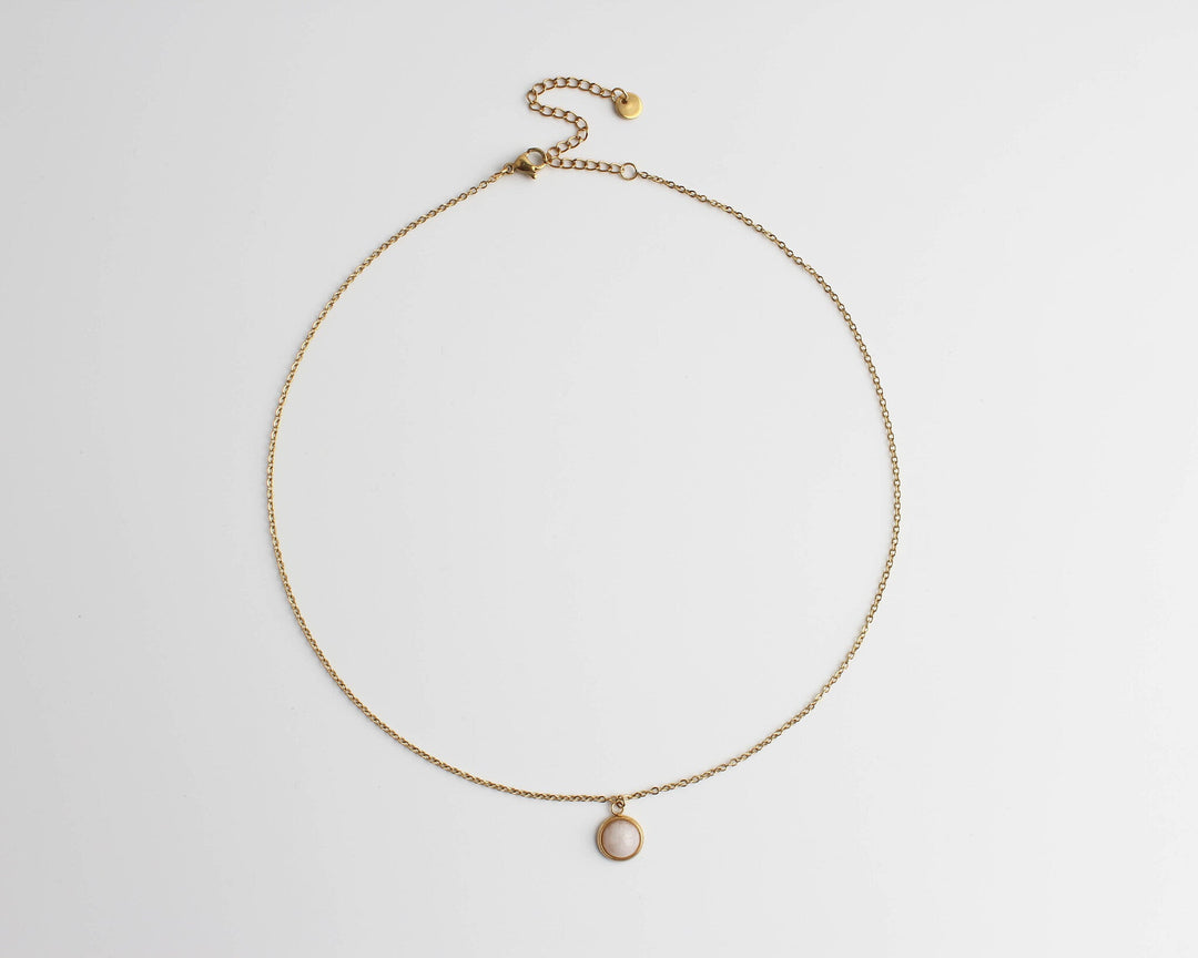 Vivien - Necklace - Natural Stone - Stainless Steel