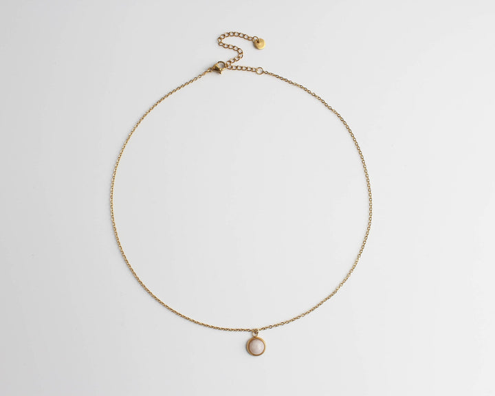 Vivien - Necklace - Natural Stone - Stainless Steel