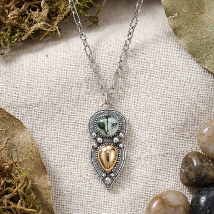 Owl Drop Necklace