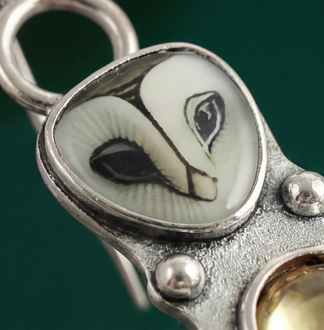 Owl Drop Earrings - Nickel Free for Sensitive Ears