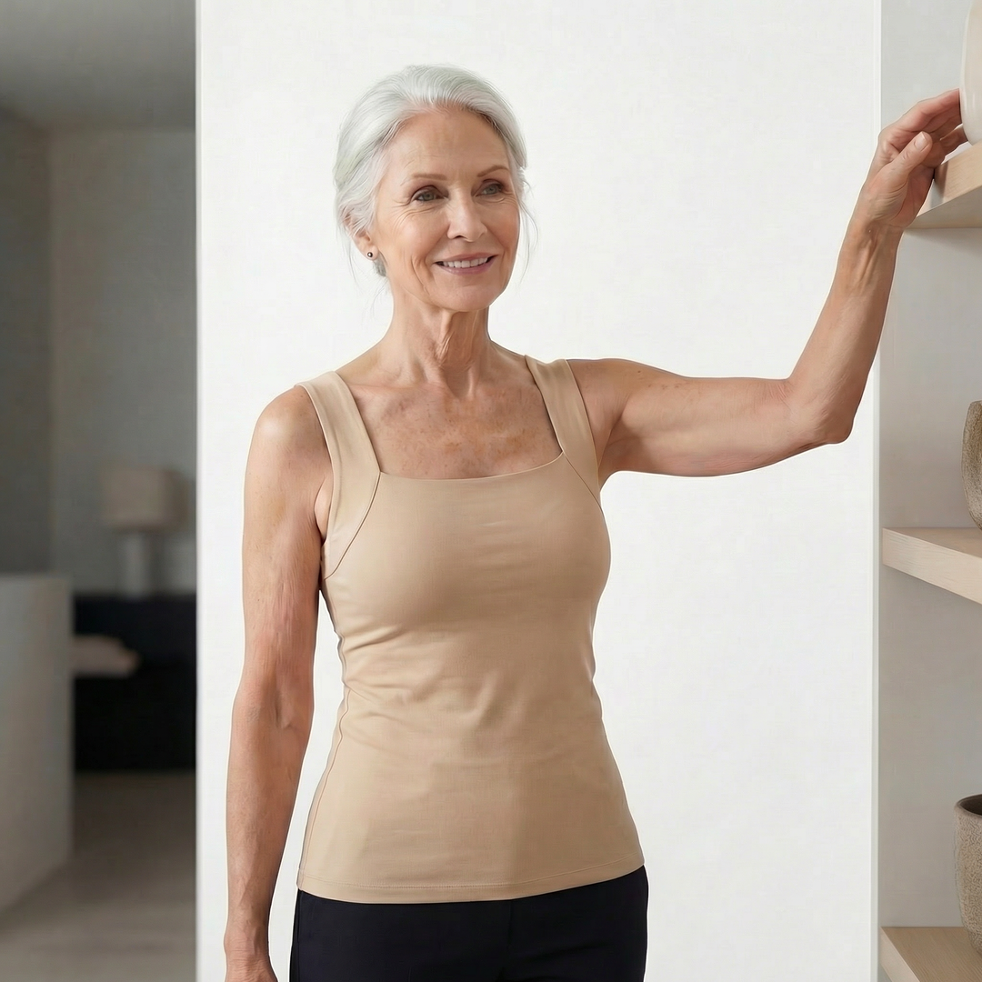 Veloura's Built In Comfort Bra Tanktop