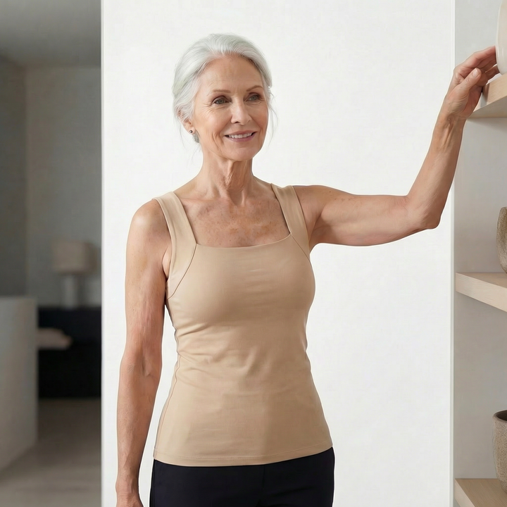 Veloura's Built In Comfort Bra Tanktop