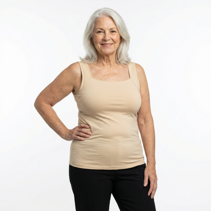 Veloura's Built In Comfort Bra Tanktop