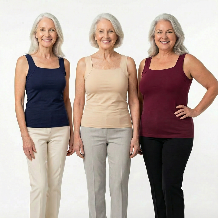 Veloura's Built In Comfort Bra Tanktop