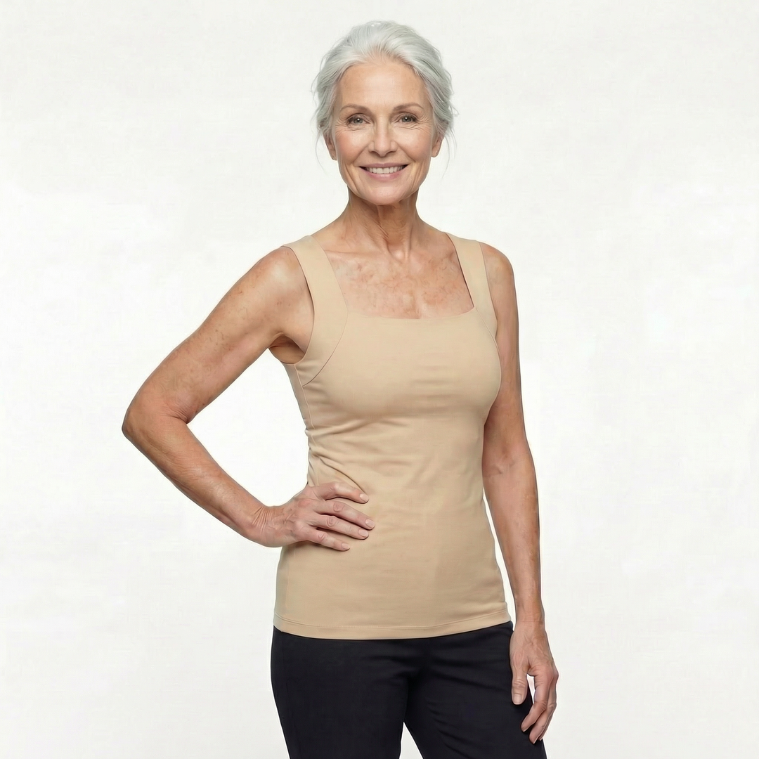 Veloura's Built In Comfort Bra Tanktop