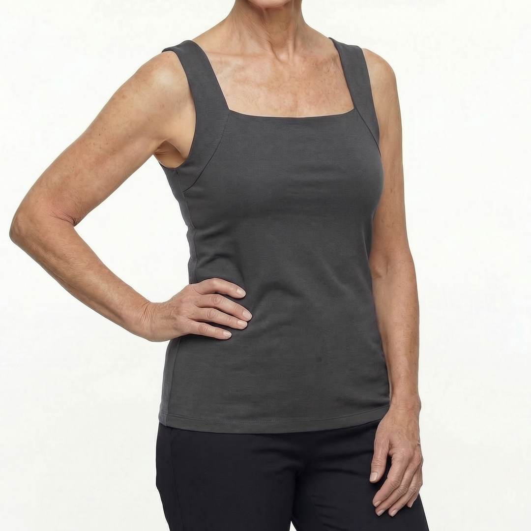 Veloura's Built In Comfort Bra Tanktop