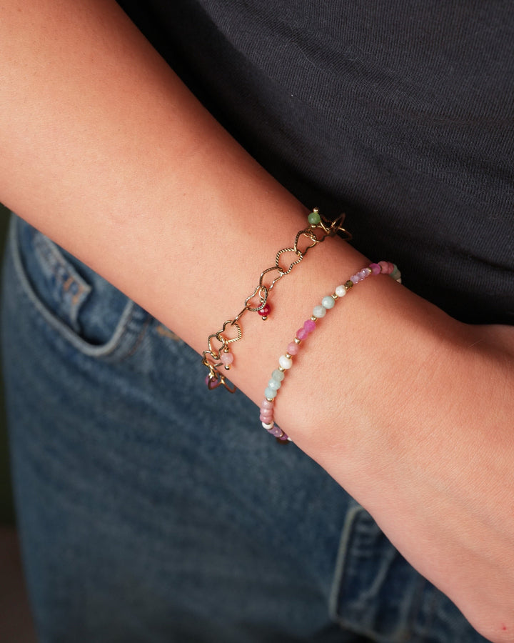 Diona - Armband - Natuursteen - Stainless Steel