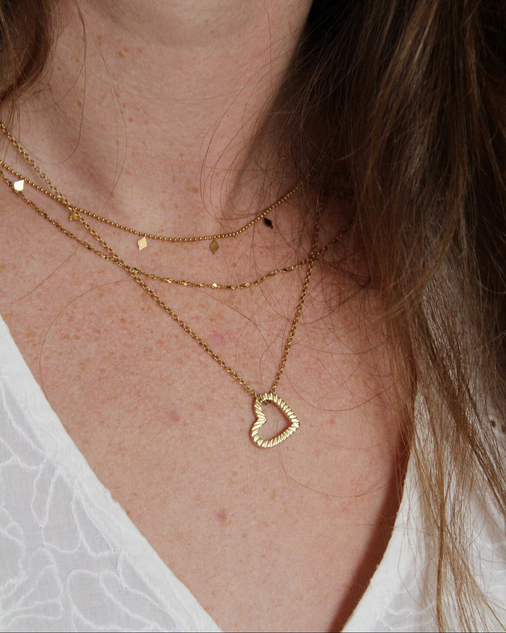 Tough Love - Necklace - Stainless Steel