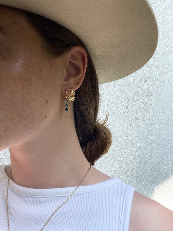 Little Daisy Hoops - Oorbellen - Plated