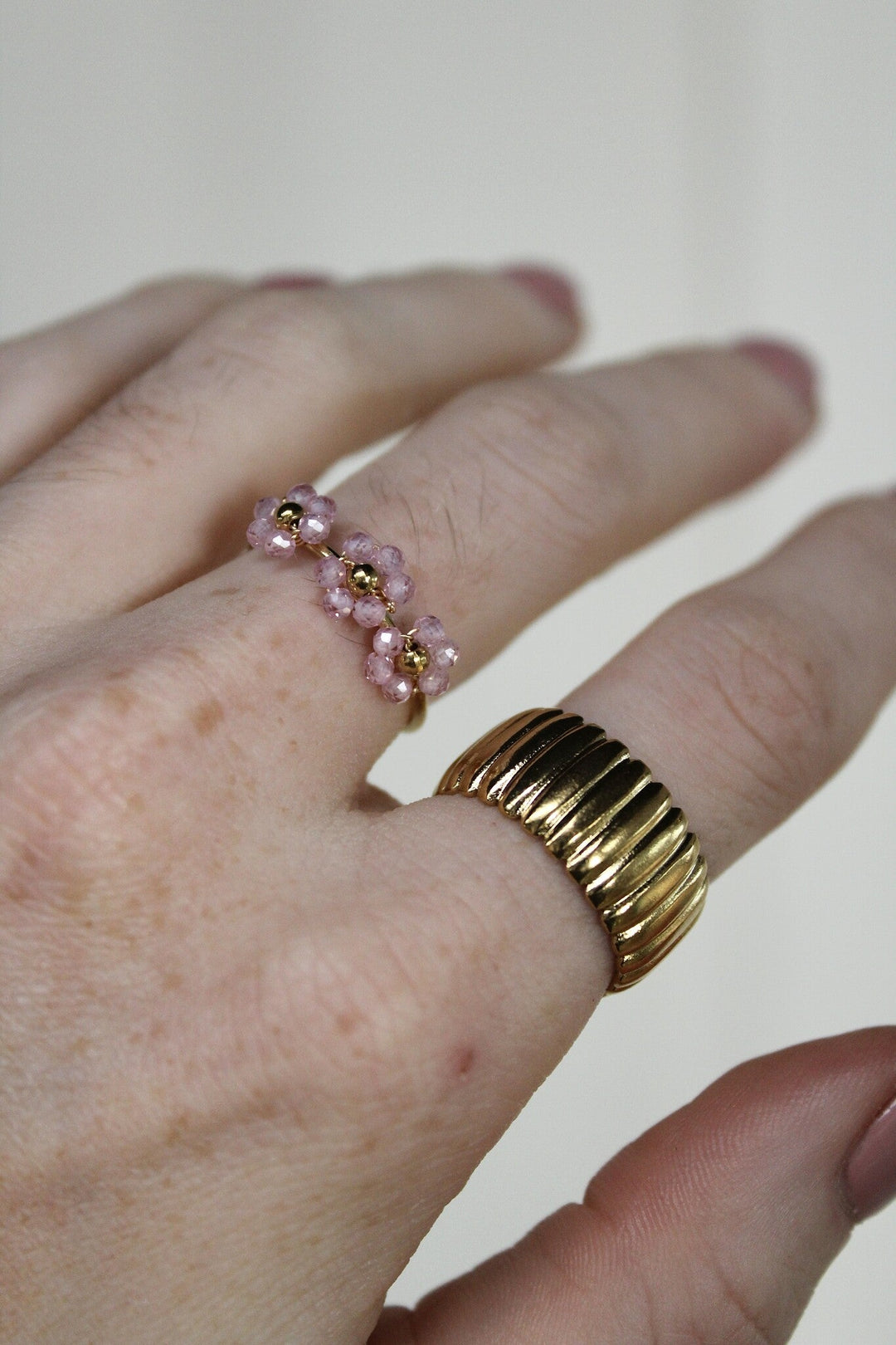 Camelia - Ring - Stainless Steel - Verstelbaar