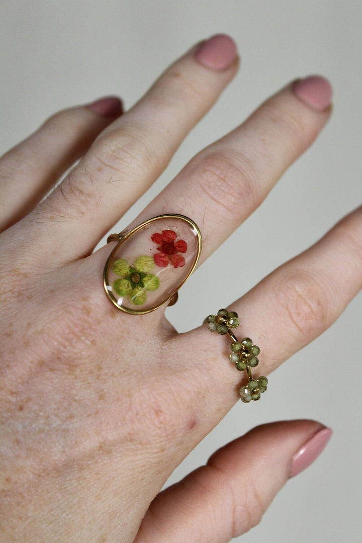 Camelia - Ring - Stainless Steel - Verstelbaar