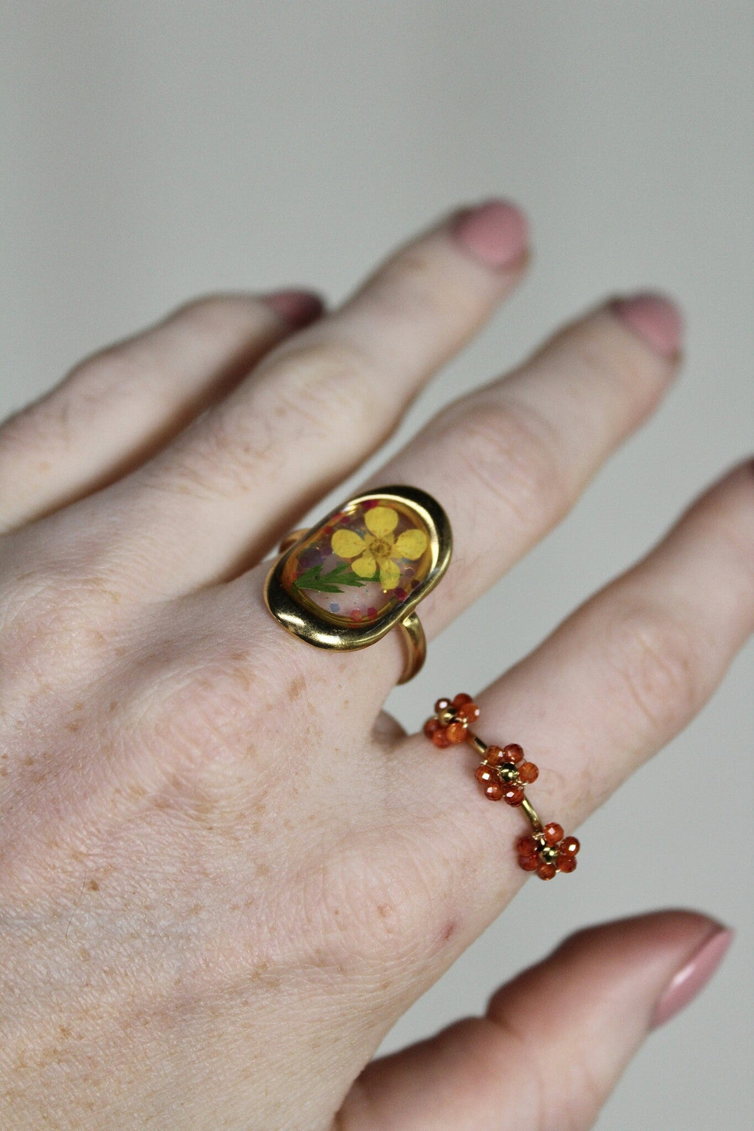 Camelia - Ring - Stainless Steel - Verstelbaar