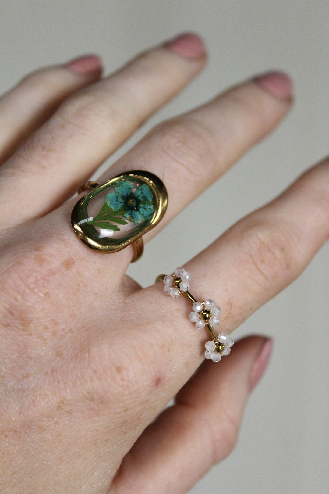 Camelia - Ring - Stainless Steel - Verstelbaar