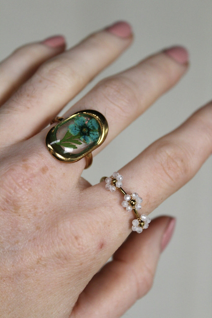 Camelia - Ring - Stainless Steel - Verstelbaar