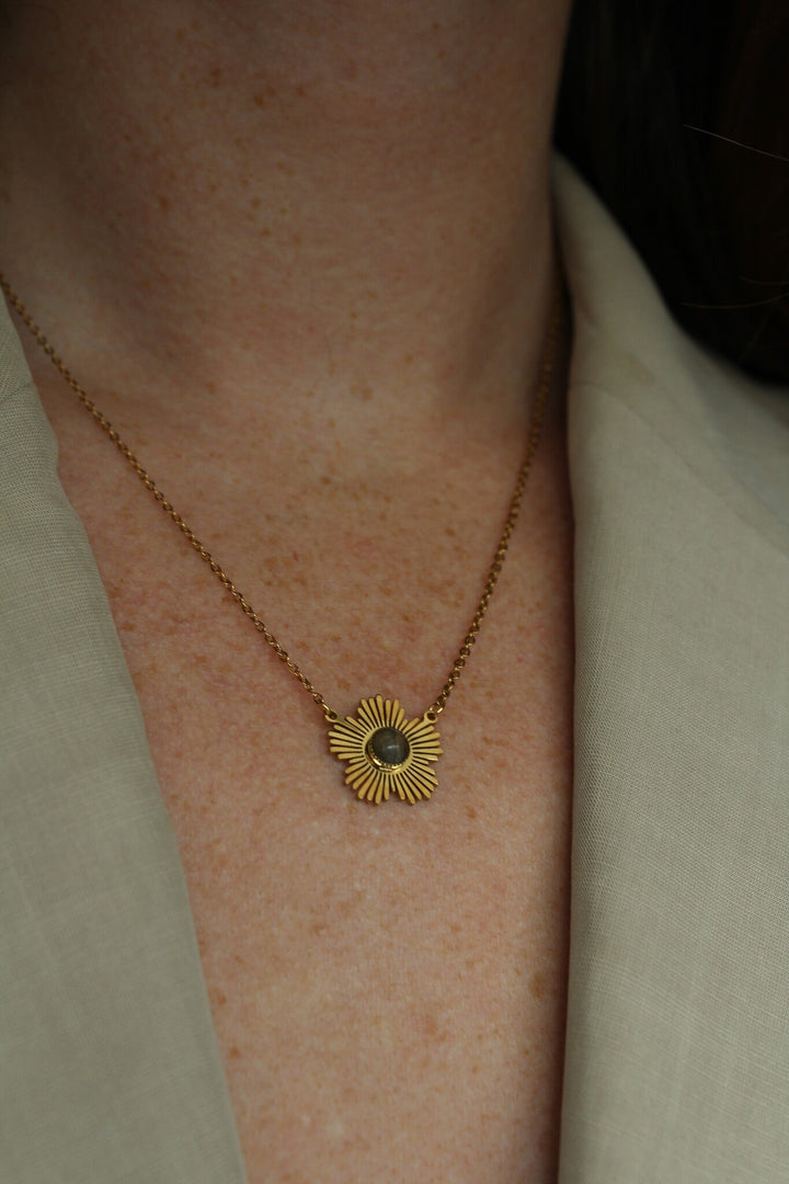 Lumina - Necklace - Natural Stone - Stainless Steel