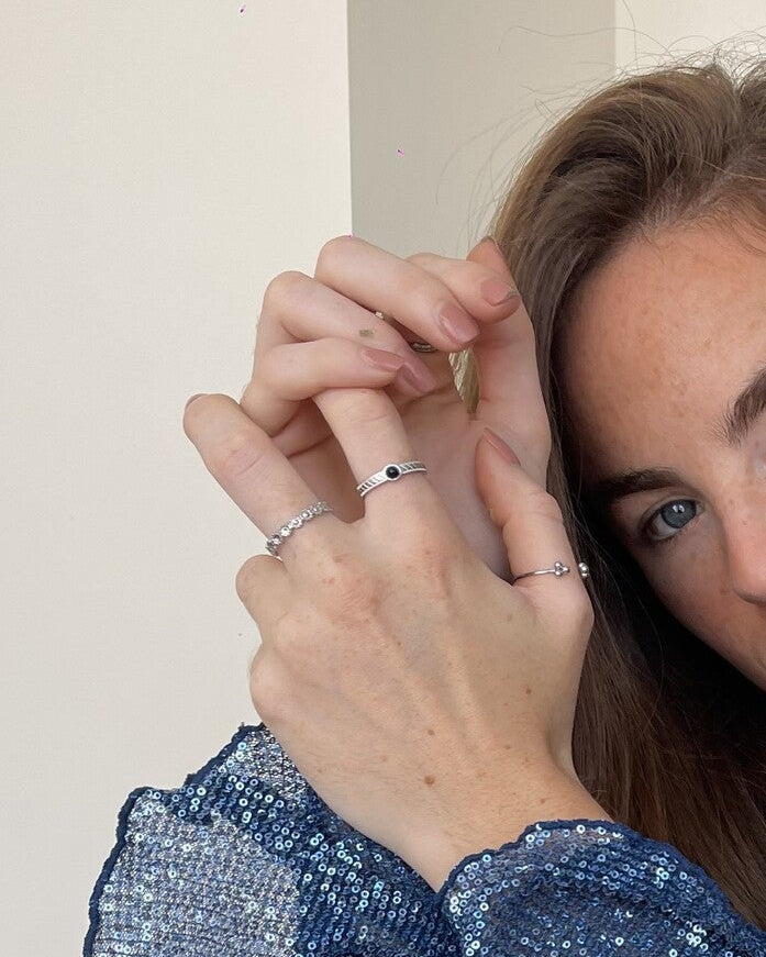 Little Flowers - Ring - Stainless Steel - Verstelbaar