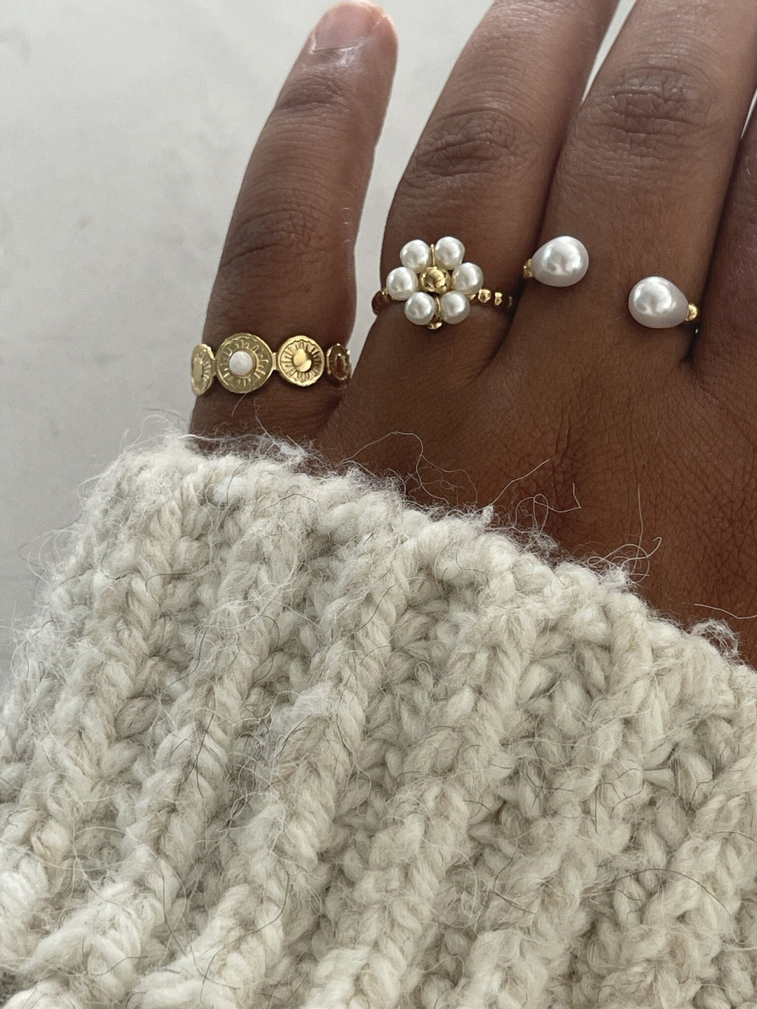 Fleurine - Ring - Stainless Steel - Verstelbaar
