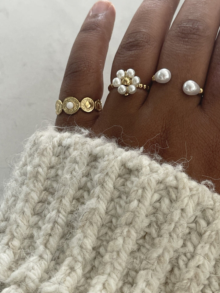 Fleurine - Ring - Stainless Steel - Verstelbaar