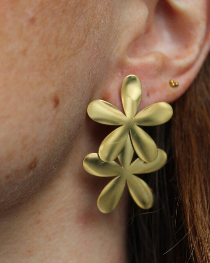 Flores - Oorbellen - Stainless Steel