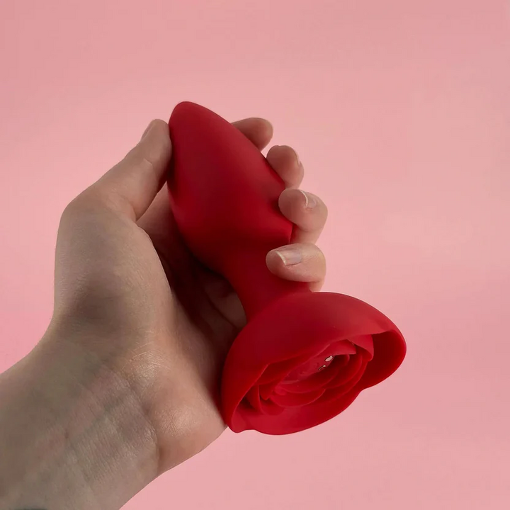Rose Remote Control Vibrating Stimulator