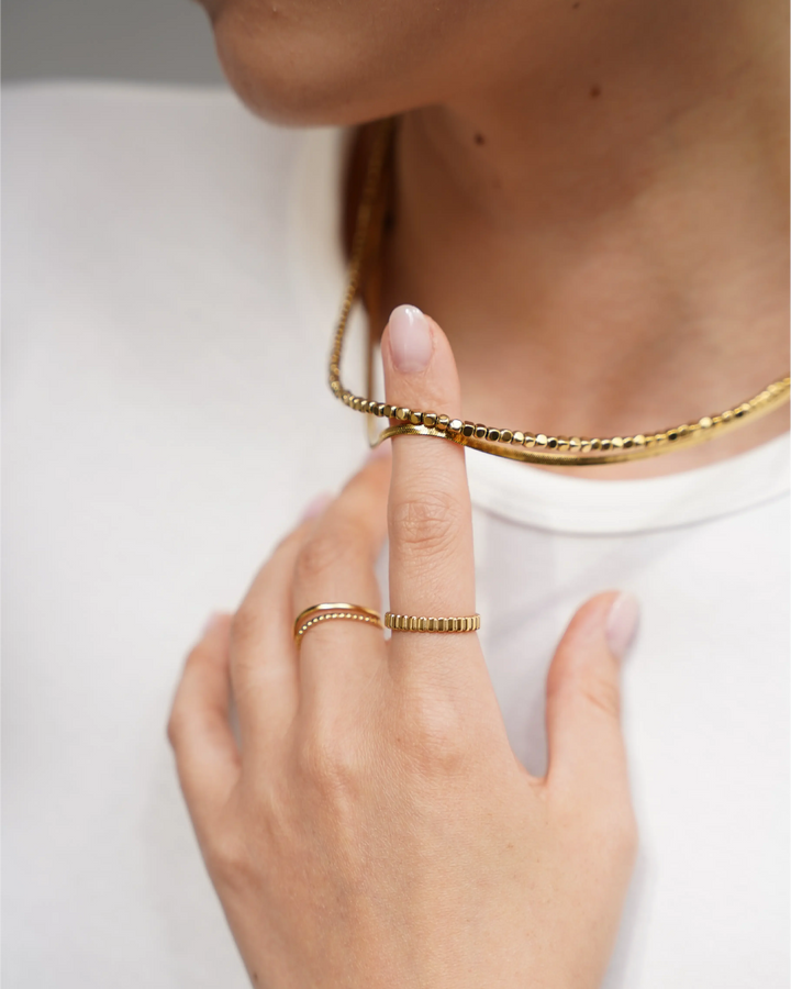 Round Circle - Necklace - Stainless Steel