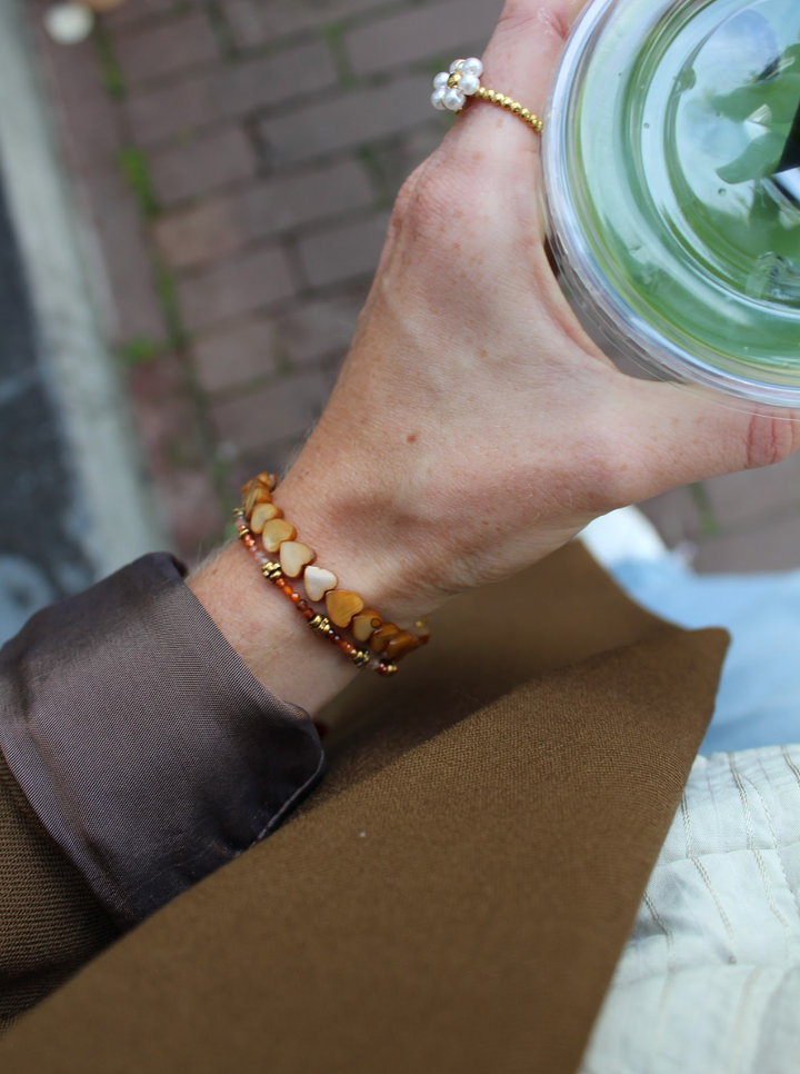 Fleurine - Ring - Stainless Steel - Verstelbaar