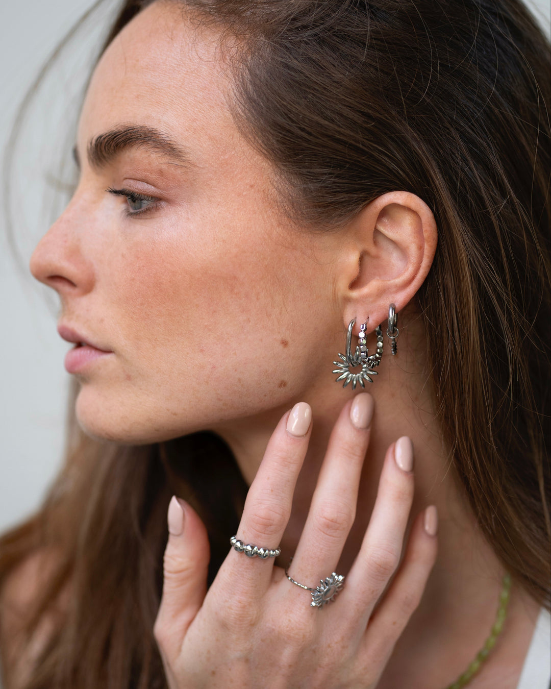 Puck - Oorbellen - Stainless Steel
